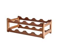 Wine Rack- 2-Tier Countertop Display Organizer | 8-Bottle Portable freestandingg Display Wines Organizer Storage Shelf | Bottle Holder Stand For Friends Adults Men Women Enthusiasts Wedding Indoor