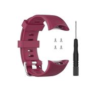 (wine red strap) Cinturino di ricambio in silicone per Garmin Forerunner 45/45s
