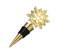 Wine Saver, Reusable Christmas Snowflake Metal Stopper & Leakproof Bottle Sealer, Decorative Bar Accessory, for Home Office Restaurant Camping Party Holiday Champagne Beer Liquor
