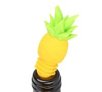 Wine Stopper - Pineapple Shape Beverage Preservation, Airtight Silicone Bottle Sealer with Decorative Funny Bottle Topper Design, Wine Saver Stopper, Beverage Freshness Keeper for Brandy Champagne