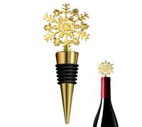 Wine Stopper | snowflake wine stopperr | wiine bottle sealer | Zinc Alloy Snowflakes Christmas Decorations | for Champagne Liquor Alcohol Beer, Home,Bar Office Restaurant Party