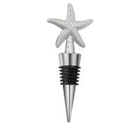 Wine Stopper Star Shaped Silver - Reusable Leakproof Topper