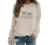 Wine Tasting Is My Favorite Sport Sweatshirt Womens Funny Drinking Long Sleeve Crewneck Graphic Pullover