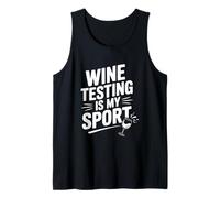 Wine Testing è Il Mio Sport Divertente Amante del Vino Canotta