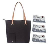Wine Tote - Borsa a tracolla resistente sbiadimento, borsa portatile