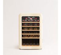 WINECOOLER RETRO - Cantinetta Per Vini Stile Rétro Con Diverse Capienze: 12, 24, 45 O 72 Bottiglie Bianco Sporco