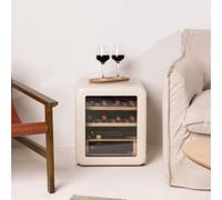WINECOOLER RETRO - Raffreddatore Di Vino Elettrico In Stile Retrò Per 12, 45 O 76 Bottiglie Bianco Panna