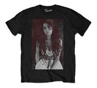 Winehouse Amy - T-Shirt # L Unisex Black # Back To Black Chalk Board