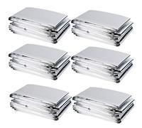 winemana Confezione da 6 grandi pellicole in Mylar ad alta riflettenza, 210,8 x 160 cm, alta riflettività, tengono al caldo, 100% sicure per l'ambiente, perfette per la crescita delle piante, primo