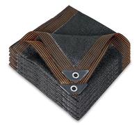 winemana Telo ombreggiante nero al 40%, 3,5 x 4,5 m, resistente, con occhielli, resistente rete parasole da giardino, ombreggiante antigelo per pergolati, serre, piante che crescono, pollaio