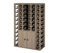 Winerex ESMA - 44 bottiglie + mobiletto sul fondo - Quercia