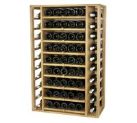 Winerex FAUSTA - 65 bottiglie + ripiani scorrevoli - Pino