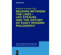 Winfried Schröd Reading between the lines - Leo Strauss and t (Copertina rigida)