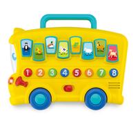 winfun Animal Sounds Bus Musical Pull Along Bus With Interactive Animal Sound