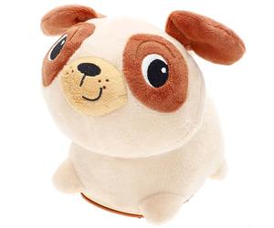 winfun Cuccioli giocattolo che camminano con melodie, 13x17x15 cm, texture morbida, abbaia e emette suoni, peluche interattivo, animali domestici, giocattoli + 6 mesi (47863)