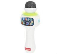 winfun Microfono Karaoke per bambini, Misura 8 x 22 cm, Connessione wireless, Luci, 10 melodie, 3 ritmi Beatbox, 4 effetti vocali, Applausi, controllo del volume, giocattoli per bambini +24 mesi
