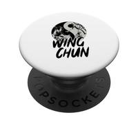 Wing Chun Allenamento Fighter Coaching Arti Marziali PopSockets PopGrip Adesivo