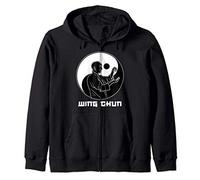 Wing Chun cinese Yin Yang Yin Yang Kung Fu Equilibrio delle Felpa con Cappuccio