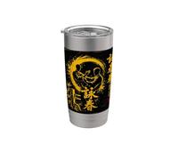 Wing Chun Kung Fu Bicchiere termico in acciaio inox doppia parete