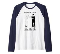 Wing Chun Mixed Martial Arts Practice Filosofia Formazione Maglia con Maniche Raglan