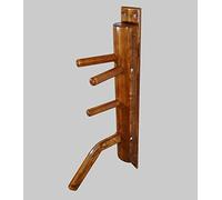 Wing Chun Semicircular Wooden Dummy with Leg (01 Walnut)