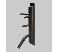 Wing Chun Semicircular Wooden Dummy with Leg (Dark Walnut)