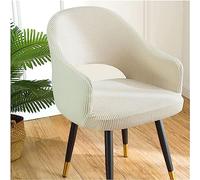Wingback, coprisedia universale di ricambio per sedie ovali curve, lavabile in lavatrice, per casa, hotel, caffè