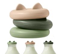 Wingcases - Tappi per bottiglie di latte [1 pinta, non 1 l] in silicone riutilizzabile misto, confezione da 3 senza bottiglia, progettato solo per la bottiglia di vetro da una pinta del Regno Unito,