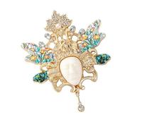 Winged Beauty Head Designs Spilla vintage in lega di zinco, accessorio per donne e ragazze, da indossare tutti i giorni