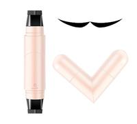 Winged Eyeliner Stamp Pen Set, Duals Ended Eyeliner with Stamp and Stencil, Waterproof Smudge-Proof Pencil Tool for Makeup, Quick Beauty Application, 1 Piece