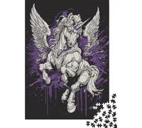 Winged Unicorn T-shirt Design Puzzle Impossibili 1000Pcs Decorazione Per La Casa. Giochi Rilassamento E Intelligence Per Adulti E Bambini Da 12 Anni 52x38cm/1000pcs