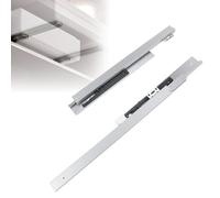 WingFly Guide scorrevoli per cassetti sottopiano, 500 mm, chiusura ammortizzata, montaggio inferiore e supporto inferiore, carico 40 kg, estensione completa, 1 paio di guide per cassetti da cucina