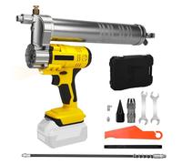 WingFly Pistola Per Grasso Compatibile Con Dewalt 18 V, 20 V, 10000 PSI, Motore senza spazzole, 600 ml, Ingrassatore per lubrificare veicoli e macchine (Senza batteria)