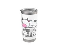 Winging it in Dreamland Pigiama Bicchiere termico in acciaio inox doppia parete