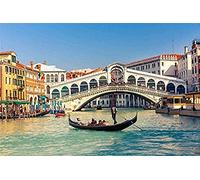 Wingkin Kit punto croce per adulti Venezia Canal Gran Gran fai da te punto croce stampa complementi arredo casa ricamo artistico ricamo (11CT tela prestampata) 40x50cm
