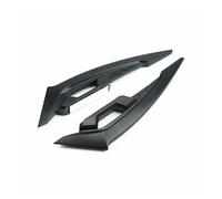 Winglet Aerodinamico Spoiler Anteriore 2 Pezzi Winglets Per Motocicletta Spoiler Anteriore Laterale Set Di Alette Aerodinamiche Alettone Fisso Con Adesivi Decorativi(Nero)