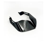 Winglet Alettone universale per moto, spoiler aerodinamico con adesivo decorativo Alette per moto(Bright black)