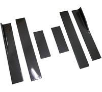 Winglet Di Estensione Della Gonna Laterale Da 78,7"/86,6" Per Subaru Per WRX Per STI Per Impreza Per BRZ Per Legacy Per Outback Minigonne Laterali Alettoni Laterali(78.7IN Carbon Look)