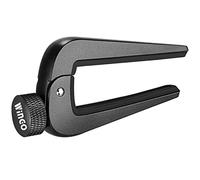 WINGO Universal Capotasto Chitarra per 6 o 12 corde Chitarra Acustica Elettrica Classica Bass Ukulele Violino, Nero