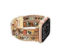 Wingoden Braccialetto Boho compatibile con cinturino Apple Watch 49mm 46mm 45mm 44mm 42mm con perline di pietra naturale per iWatch donna uomo cinturino Apple Watch Ultra Serie 11/10/9/8/7/6/5/4/3/2/1