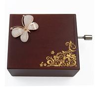 Wingostore Mini carillon a manovella, melodia di Elise (farfalla)