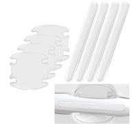 WINGOT 8 PCS Set Pellicola Protettiva per Maniglia Portiera Auto, per BYD FangChengBao Leopard 5 Trasparente Pellicola Protettiva AntiGraffio