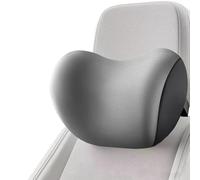 WINGOT Poggiatesta Auto + Cuscino Lombare Auto per Alfa Romeo New Giulia GTA, Poggiatesta Auto und Supporto Lombare Auto in Memory Foam Sostegno,Grey-Headrest