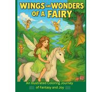 Wings and Wonders of a Fairy: An Illustrated Coloring Journey of Fantasy and Joy