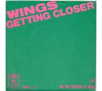 WINGS - getting closer 45 rpm single