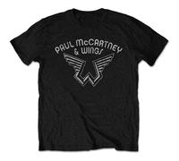 Wings Logo Paul McCartney Black ufficiale Uomo maglietta unisex