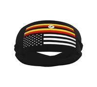 Wings Morocco, bandiera del Marocco e Porto Rico, fascia sportiva, eleganti fasce per capelli per esercizi di yoga, traspiranti