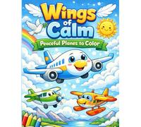 Wings of Calm: Peaceful Planes to Color