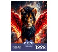Wings of Fire Black Lion 1000 Pezzi Puzzle Classici Per Adulti E Bambini A Partire Da 12 Anni Giochi Rilassamento E Intelligenza Ideale Per Amanti Dei Puzzle Esperti - Decorazione Domestica 70x50cm/1