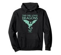 Wings of Fire Girl Loves Dragons Felpa con Cappuccio